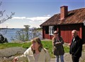 Vid M&ouml;ja Hembygdsmuseum. Britt fr&aring;n M&ouml;ja, Pia fr&aring;n Har&ouml; och Bj&ouml;rn fr&aring;n Yxlan.